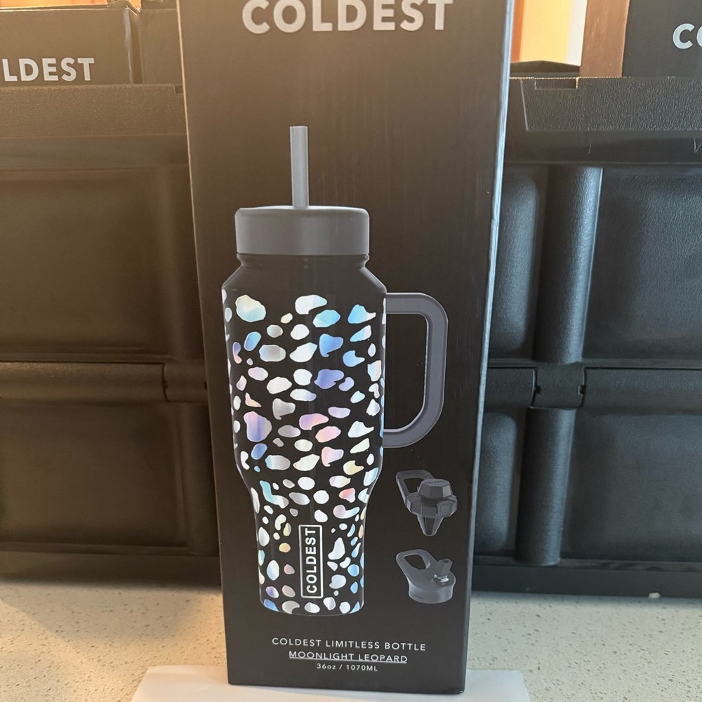 Limitless Bottle - Moonlight Leopard